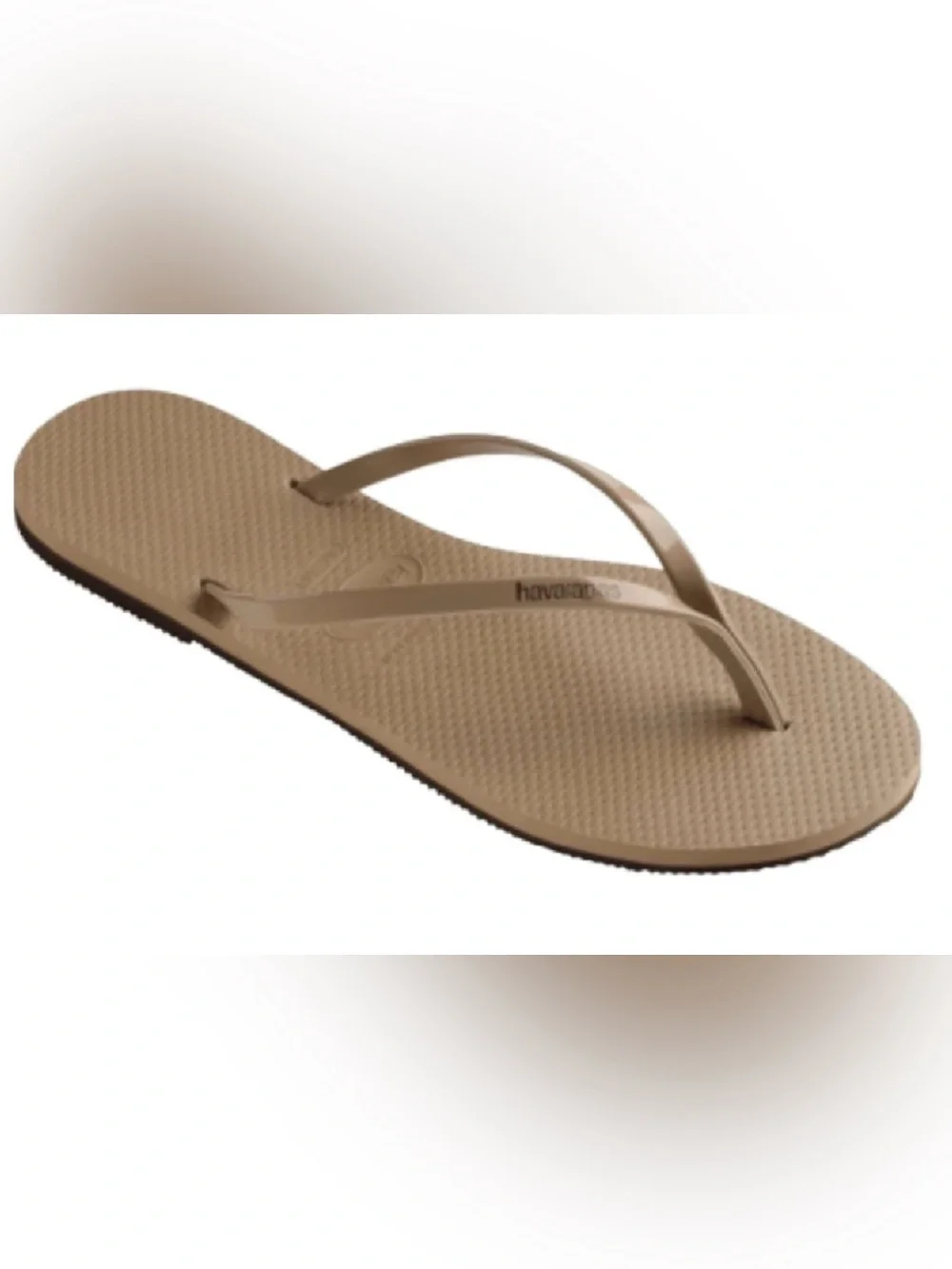 Havaianas Women’s Slim Flip Flops in Taupe